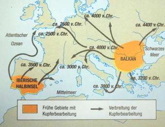 In der Region des Schwarzen Meeres liegen die ltesten Kupfer- und Goldkulturen